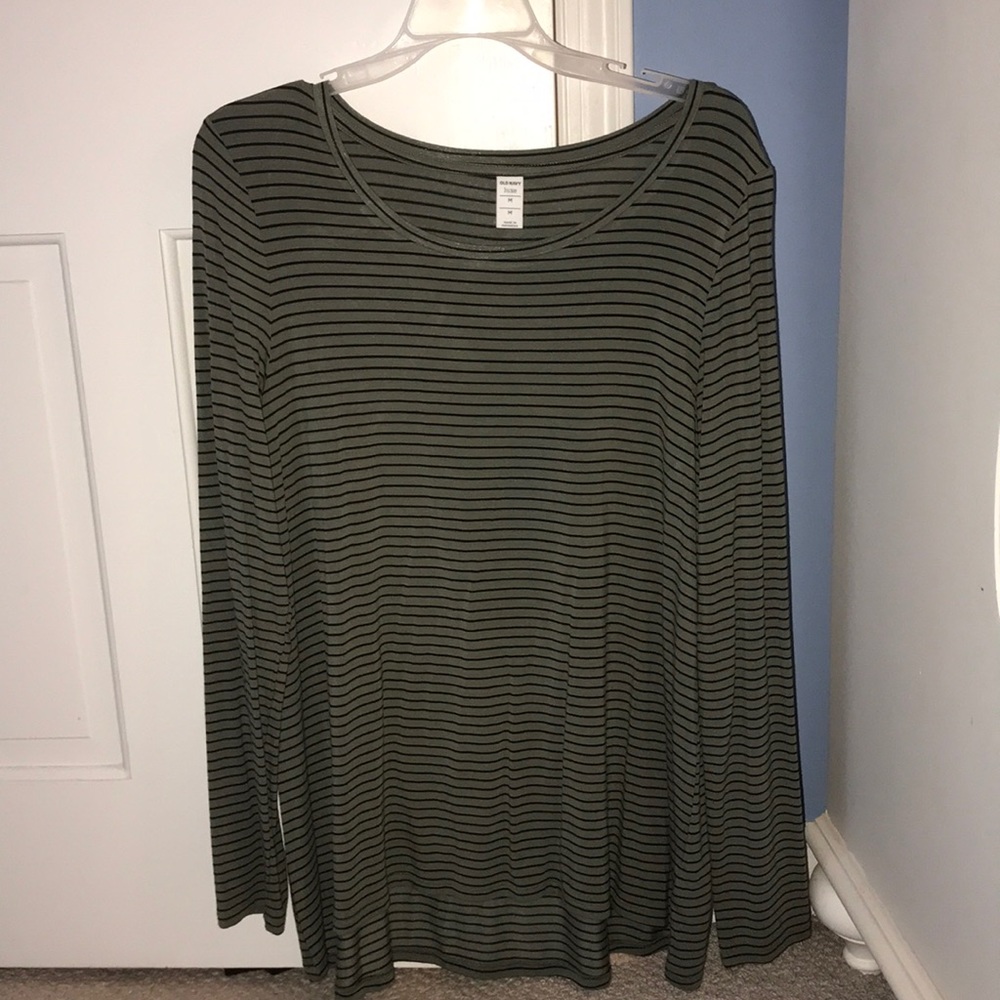 Long sleeve striped tee